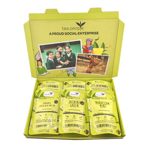 Go Green! - Starter pack of 6 Green teas Loose