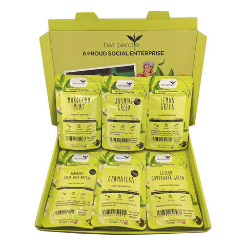 Go Green! - Starter pack of 6 Green teas Loose