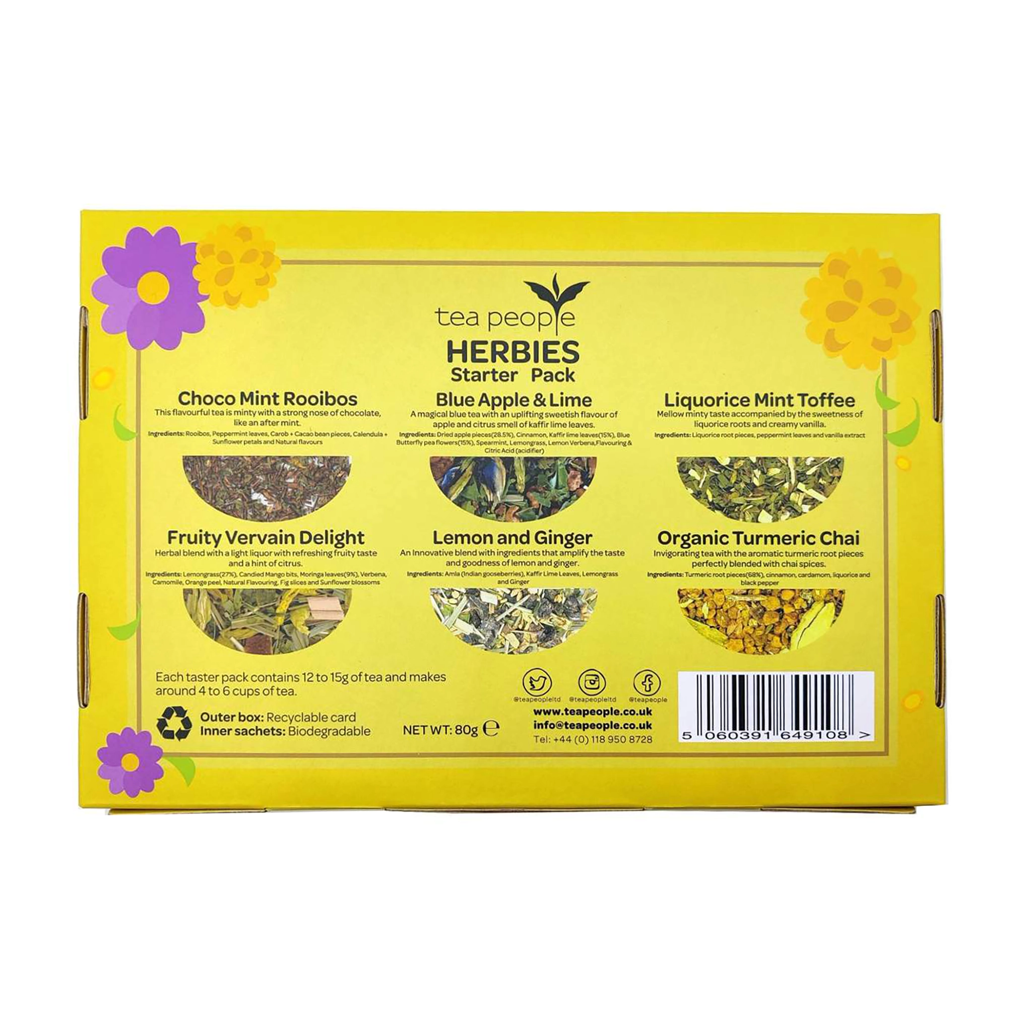 Herbies - Starter pack of 6 Herbal teas Loose