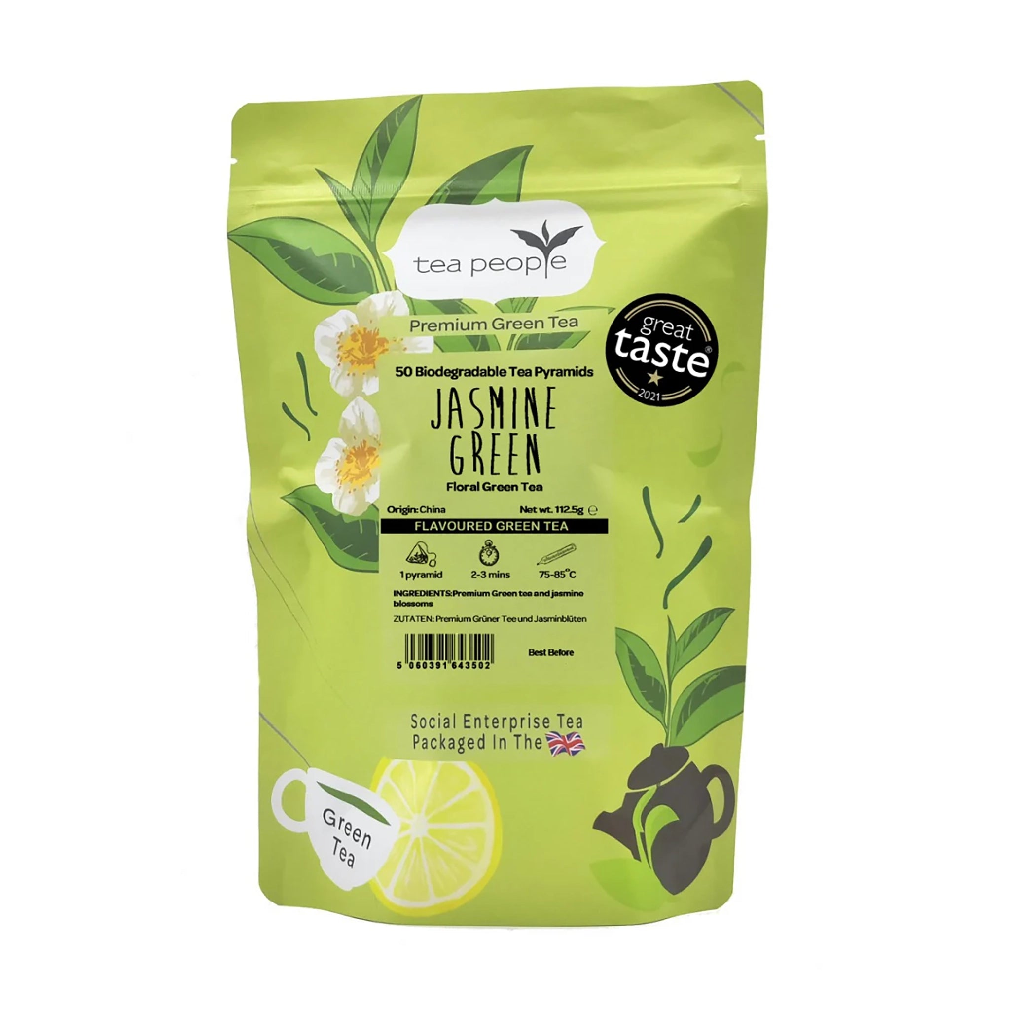 Jasmine Green - Green Tea Pyramids