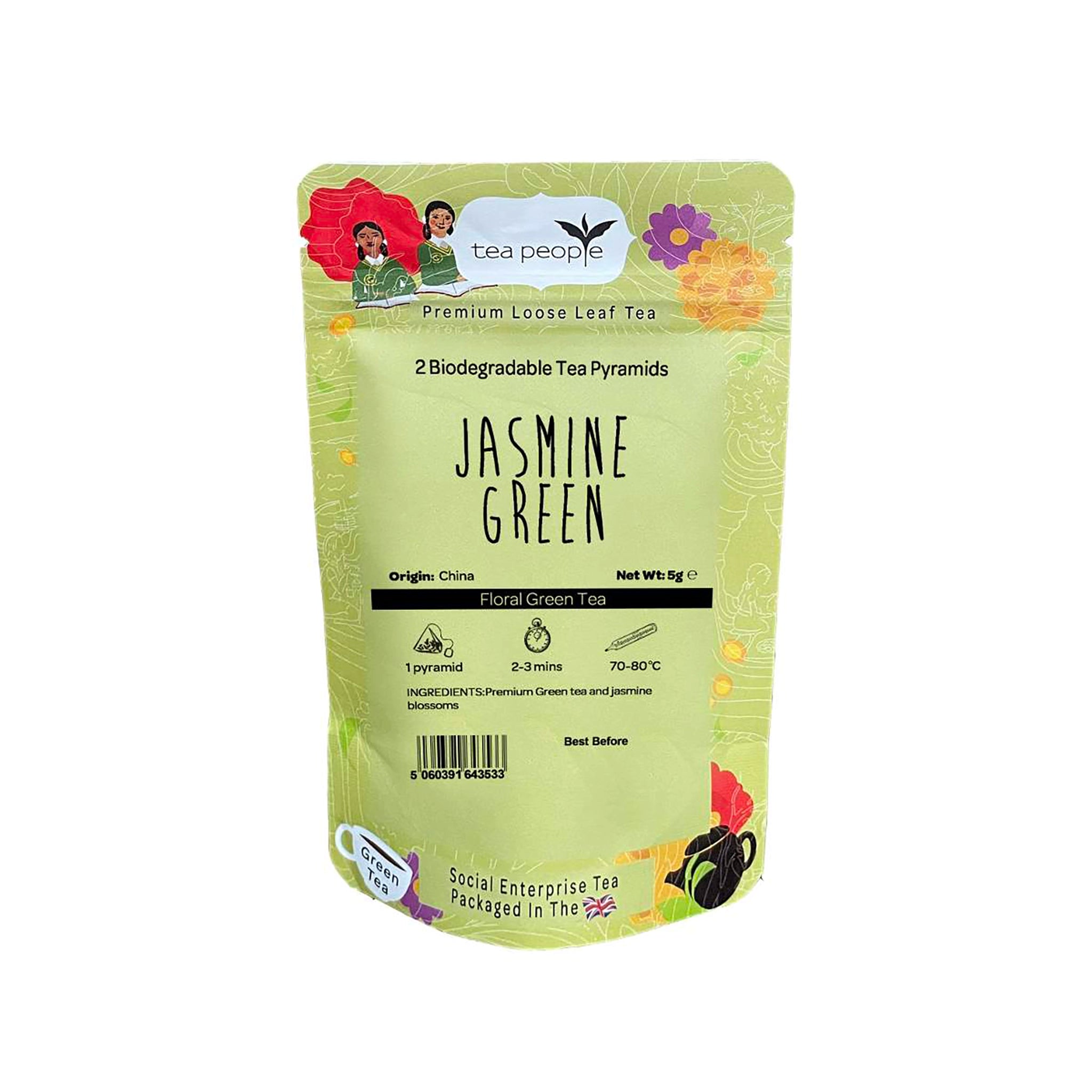 Jasmine Green - Green Tea Pyramids