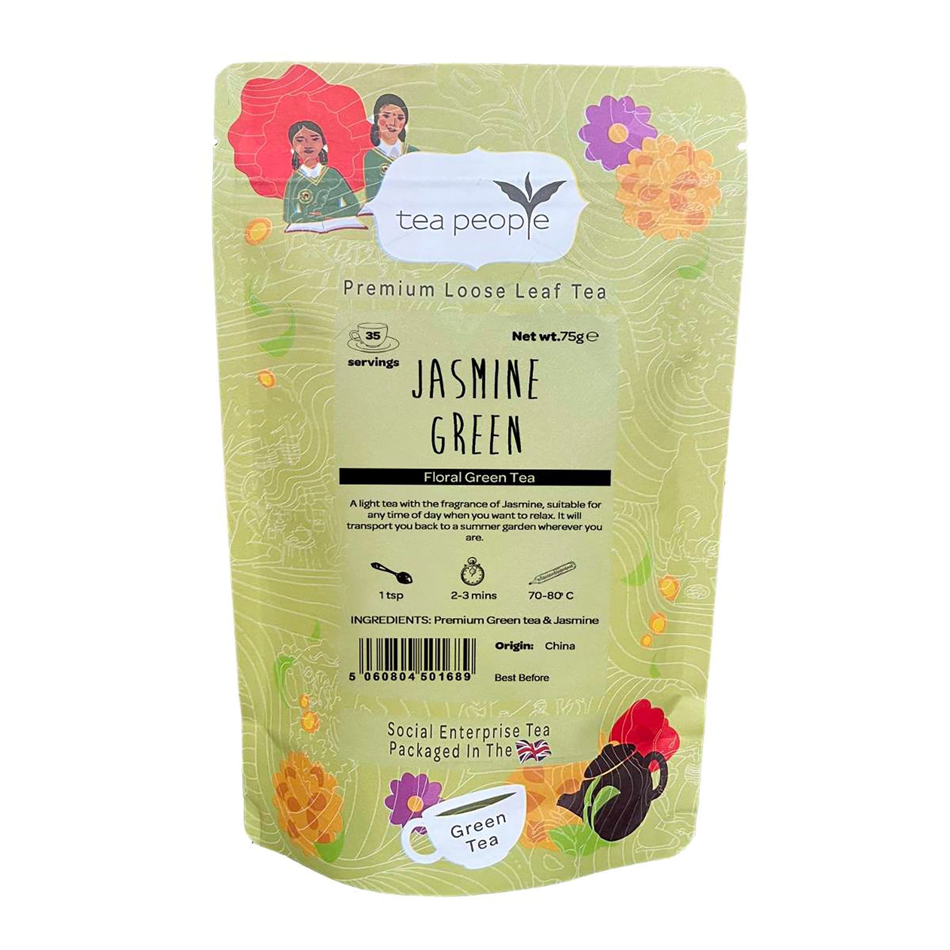 Jasmine Green Loose Leaf Jasmine Green Tea Tea People