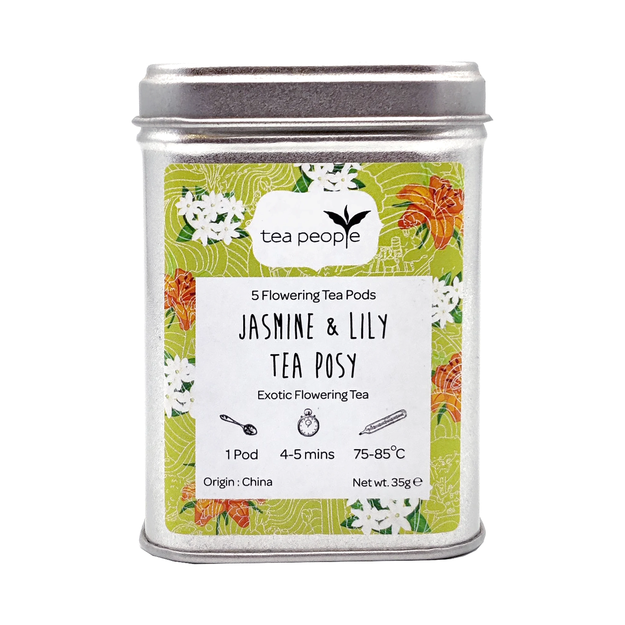 Jasmine and Lily Tea Posy- Flowering Tea