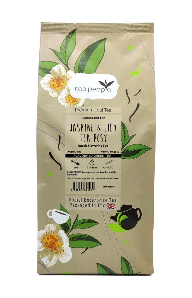 Jasmine and Lily Tea Posy- Flowering Tea