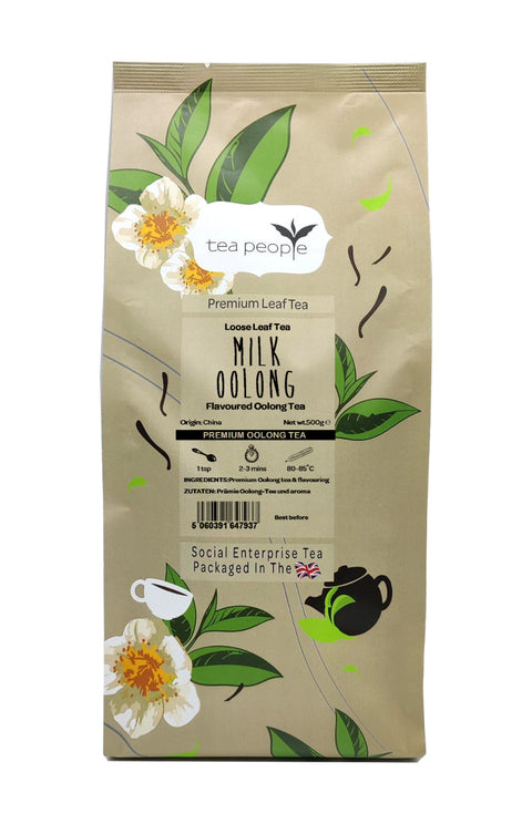 500g Milk Oolong Tea with creamy, buttery softness and subtle floral and umami notes