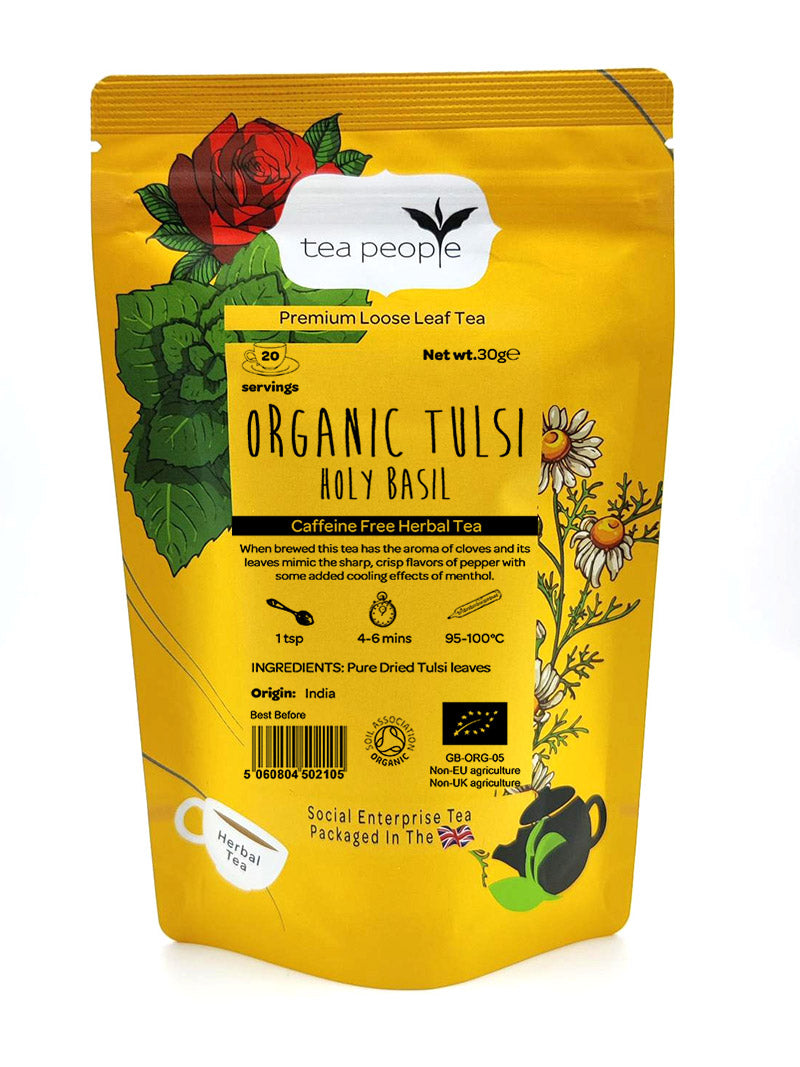 Organic Tulsi Tea Loose Leaf Holy Basil Tea Tea People