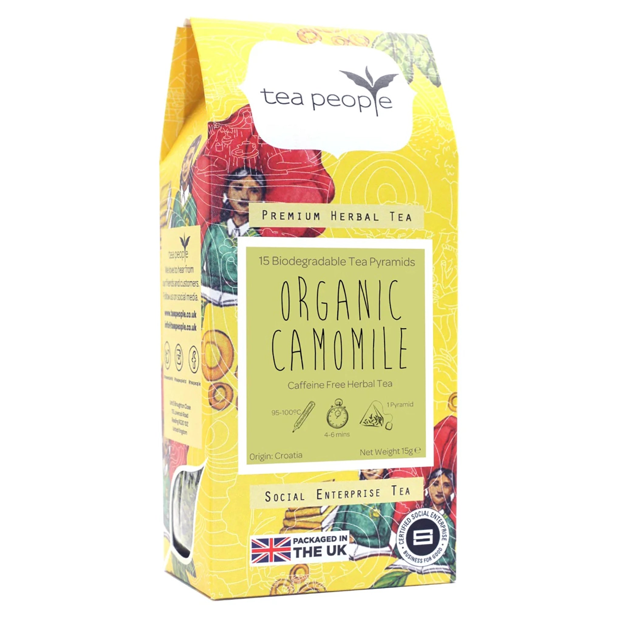 Organic Camomile - Herbal Tea Pyramids