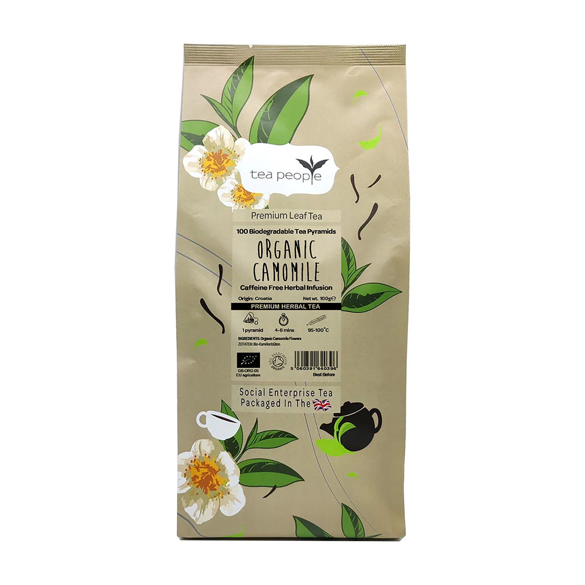 Organic Camomile - Herbal Tea Pyramids
