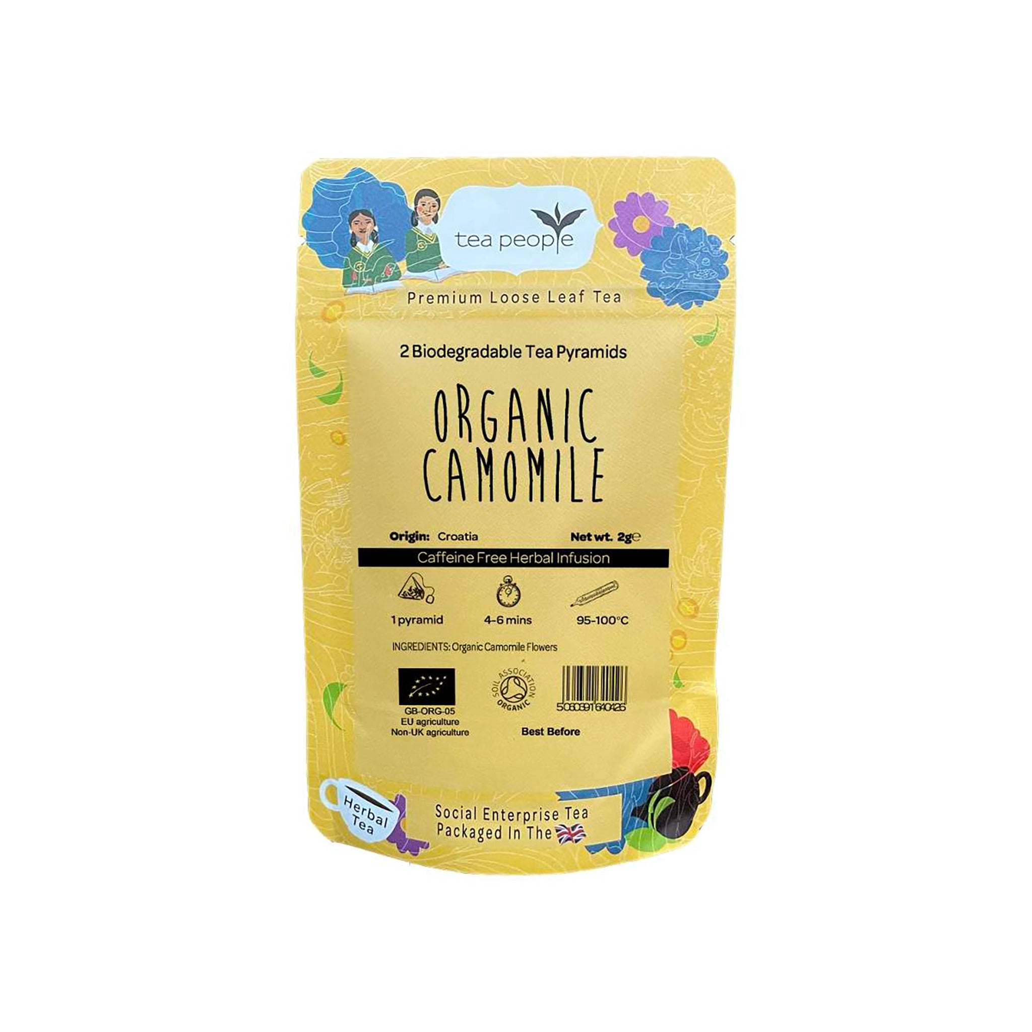 Organic Camomile - Herbal Tea Pyramids