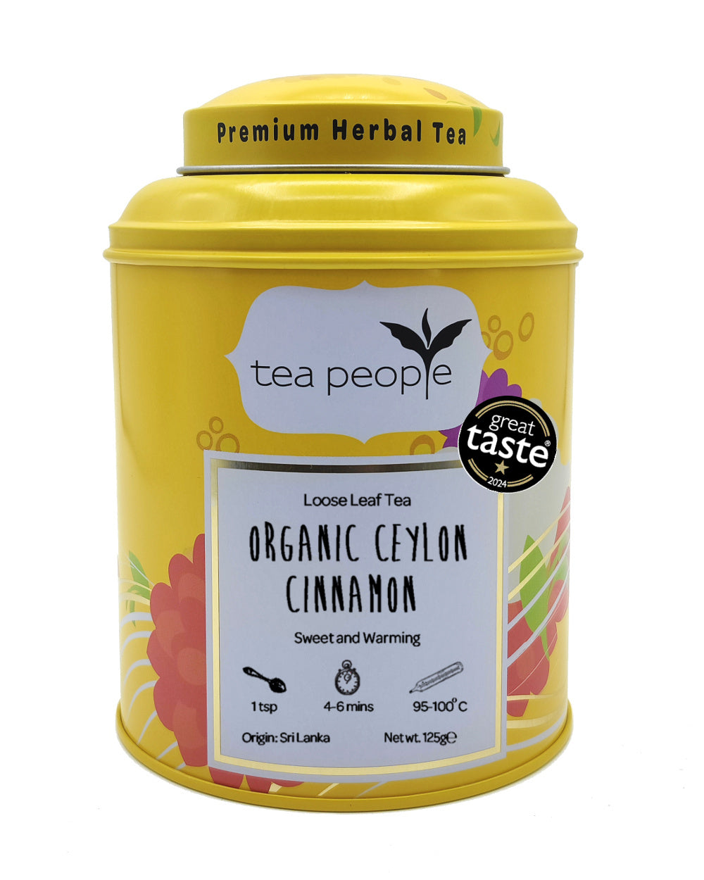 Organic Ceylon Cinnamon Tea Tin, 125g