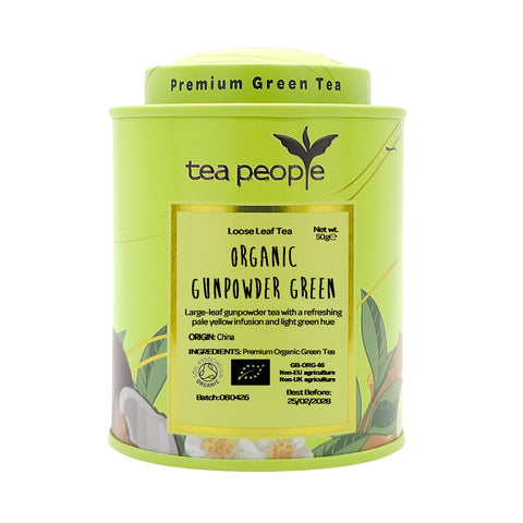 Organic Gunpowder Green - Loose Green Tea