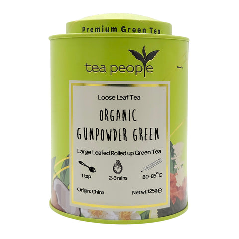 Organic Gunpowder Green - Loose Green Tea