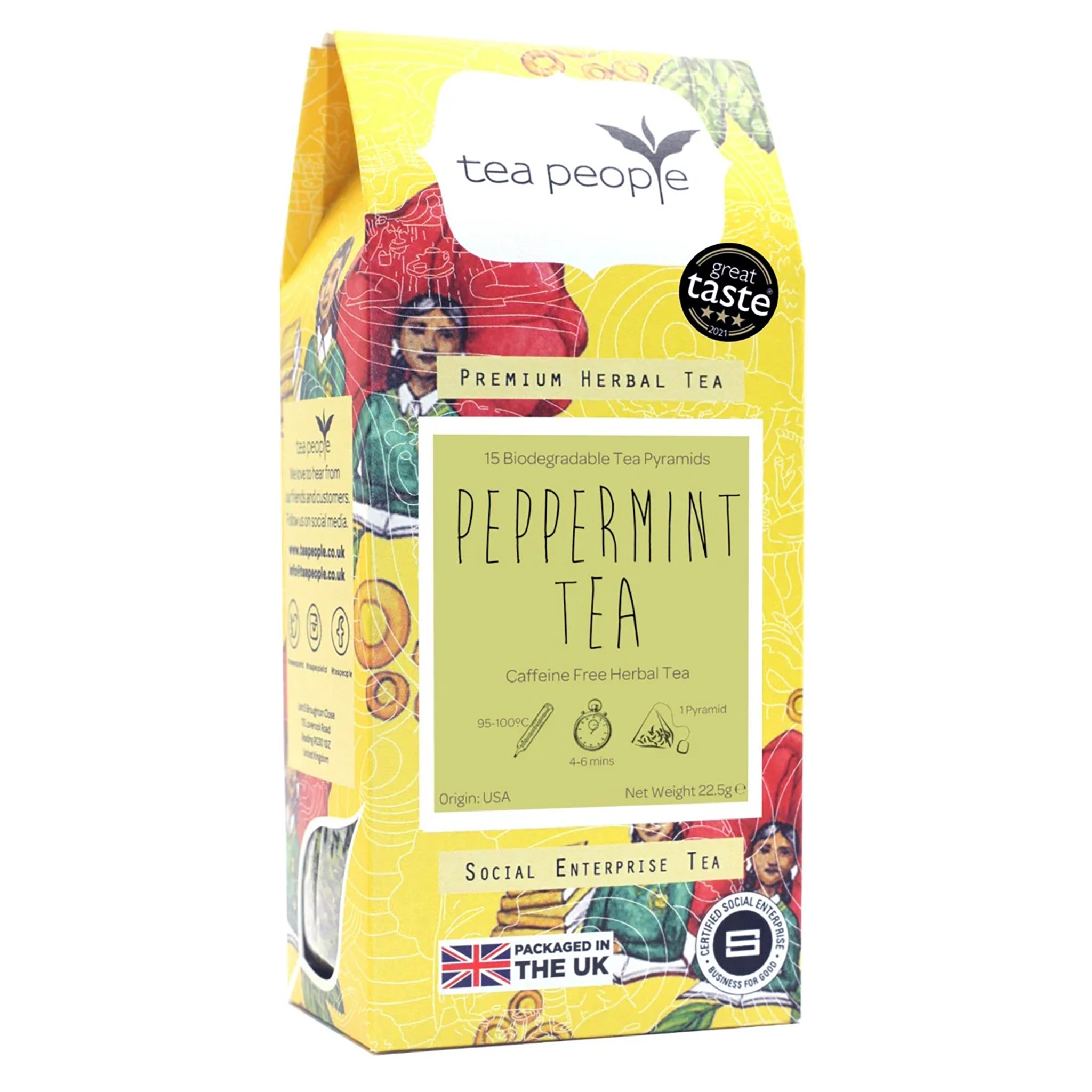 Peppermint Tea - Herbal Tea Pyramids