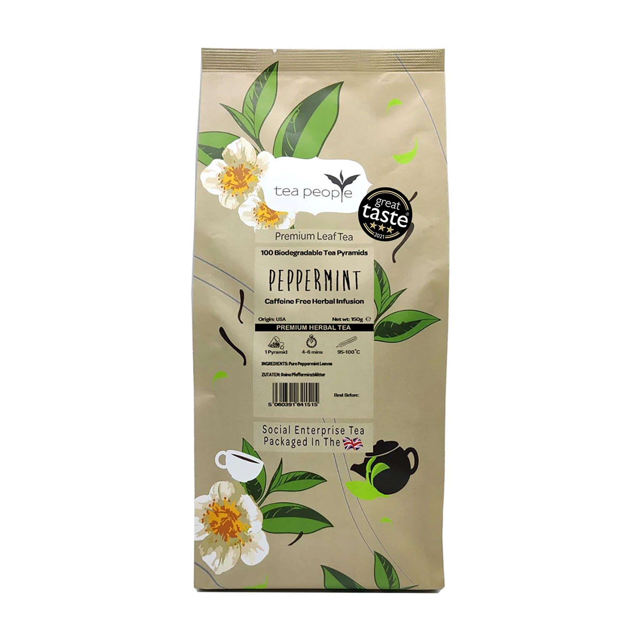 Peppermint Tea - Herbal Tea Pyramids