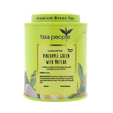 Pineapple Green with Matcha - Loose Green Tea