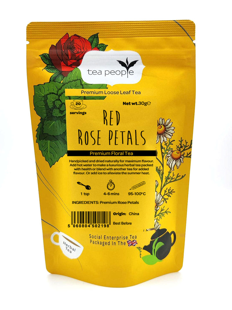 Red Rose Petals - Loose Herbal Tea