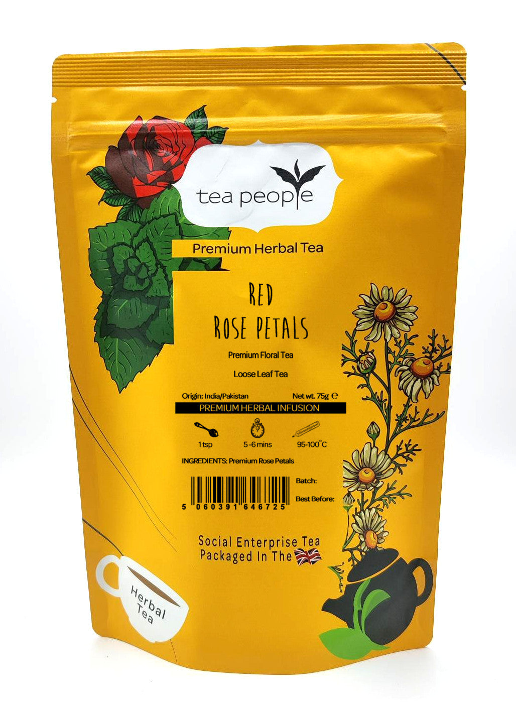 Red Rose Petals - Loose Herbal Tea