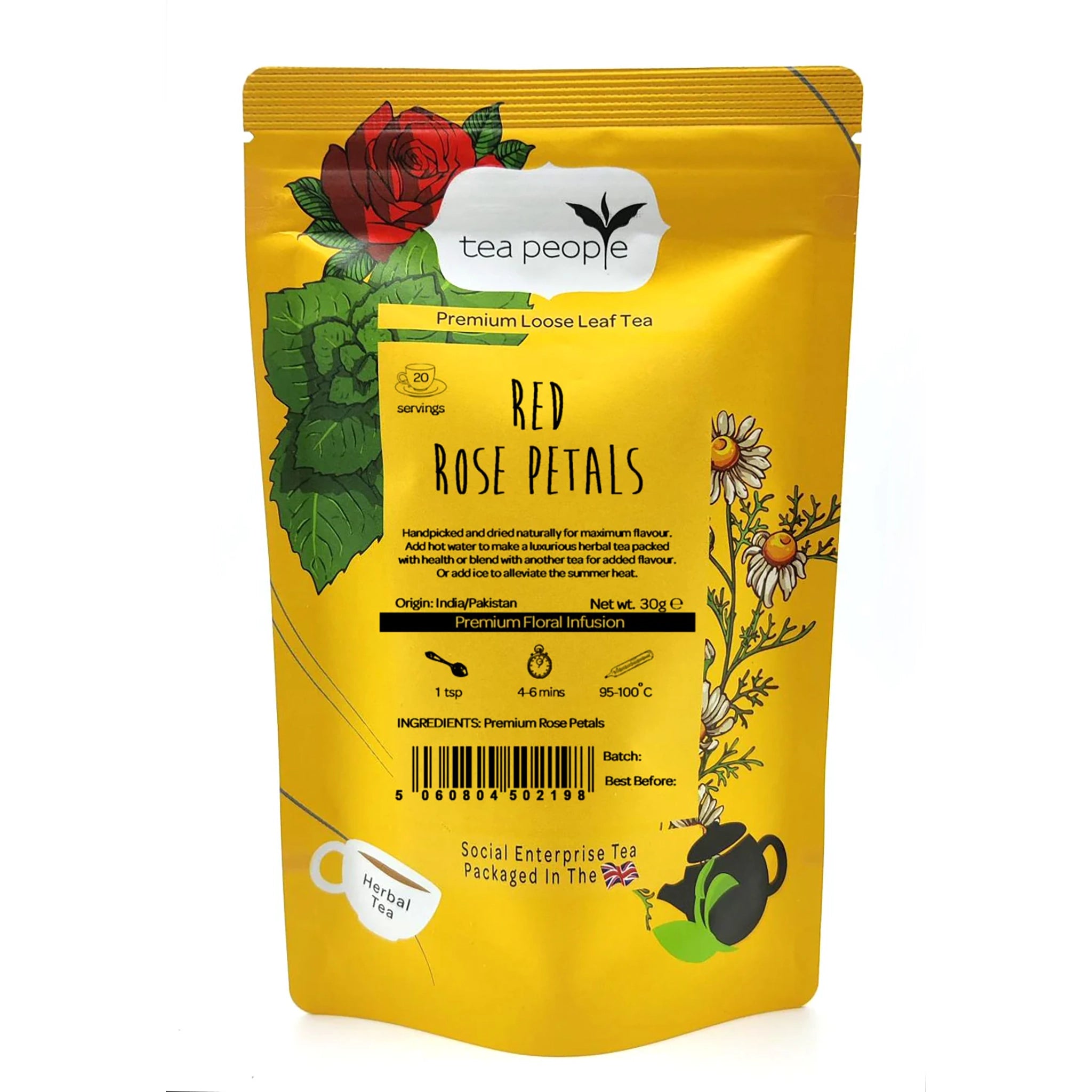 Red Rose Petals - Loose Herbal Tea