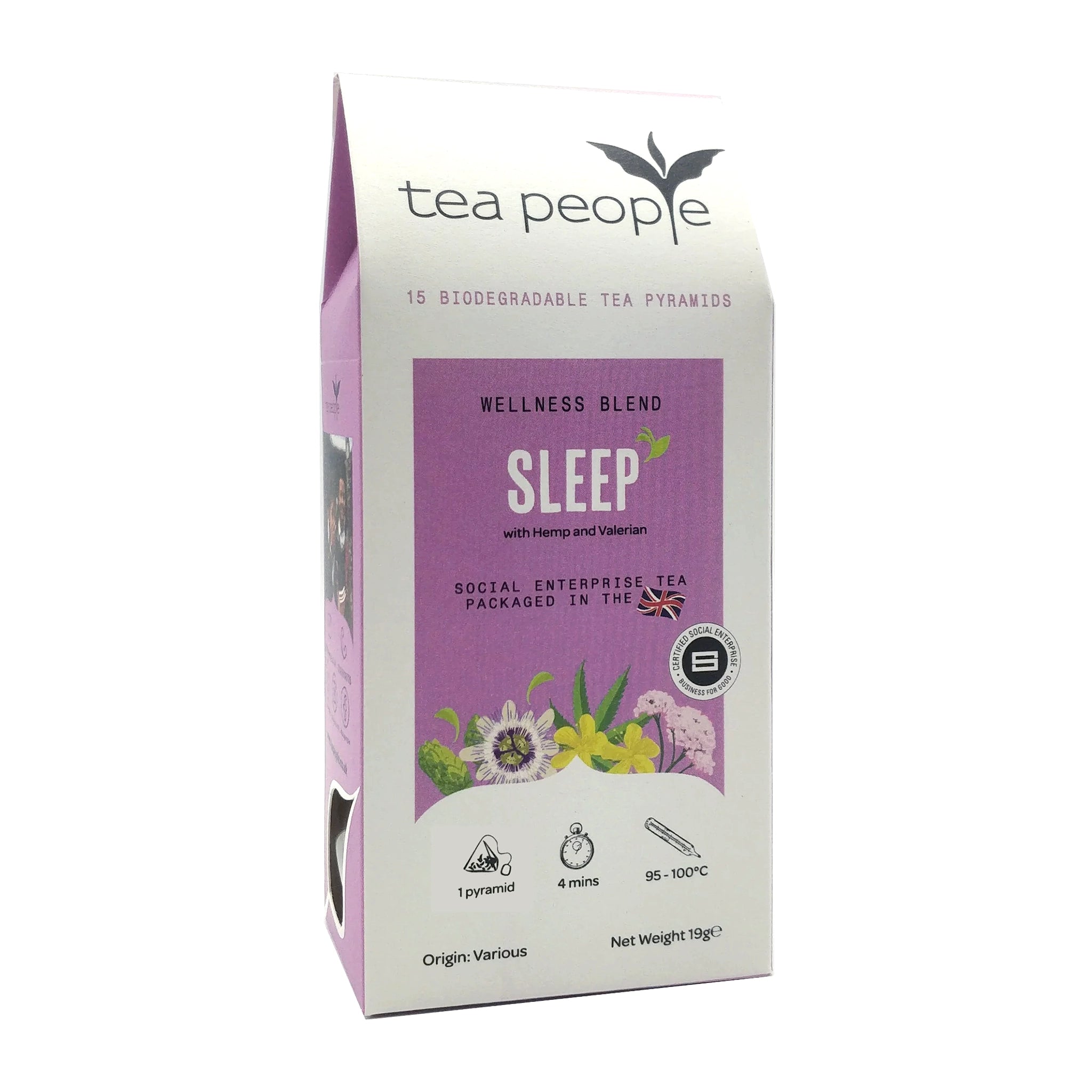 Pyramid Tea Caddy Sleep Tea Bags - Wellness Tea Pyramids | Tea People