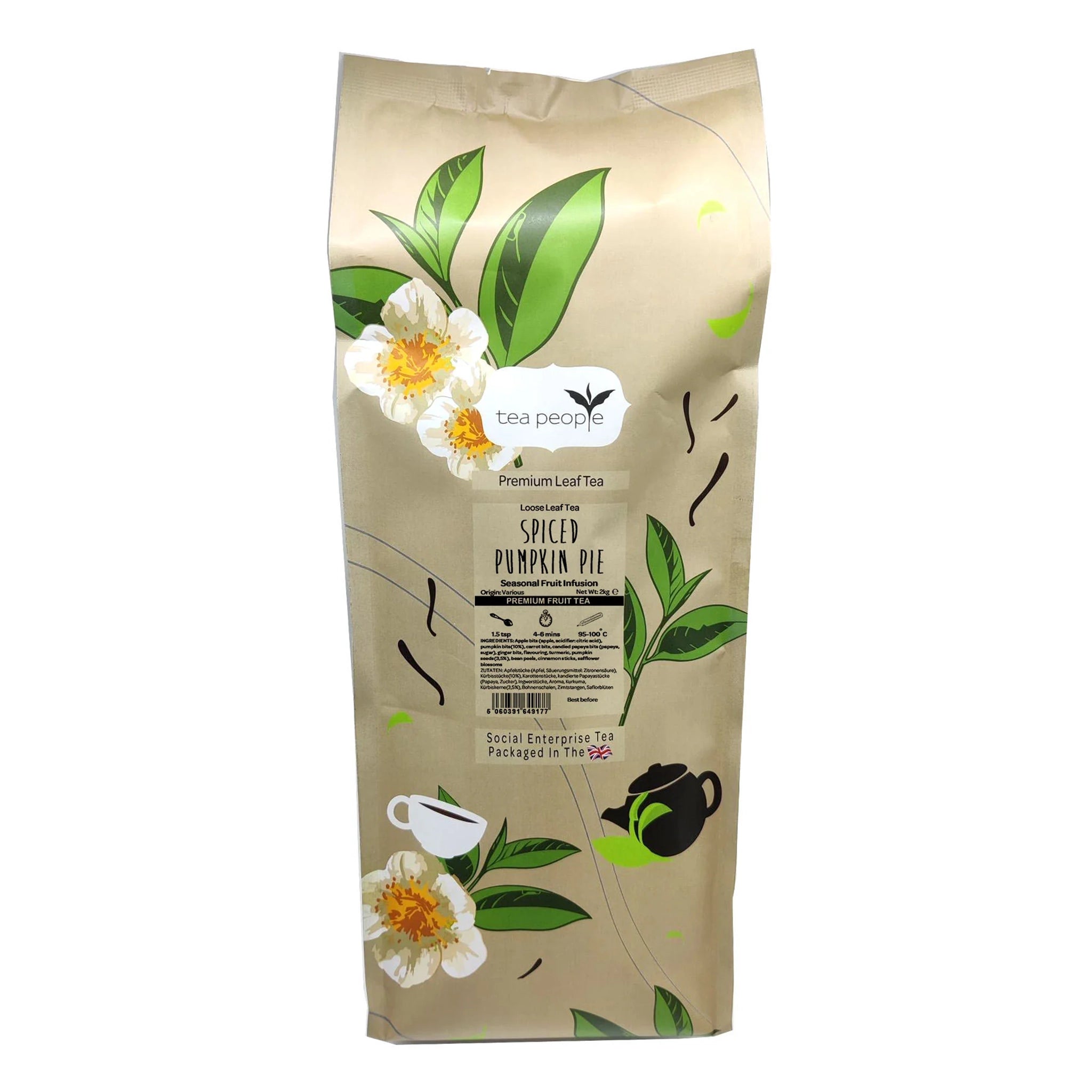 Spiced Pumpkin Pie - Loose Fruit Tea