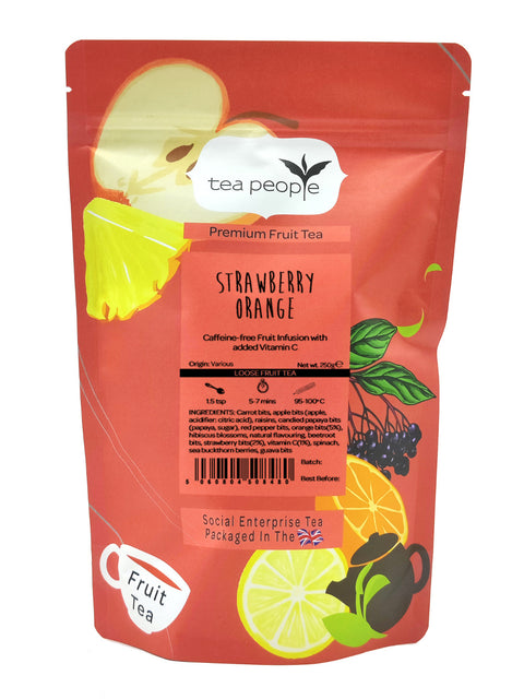 Strawberry Orange - Loose Fruit Tea with Vit C