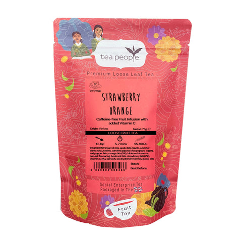 Strawberry Orange - Loose Fruit Tea with Vit C