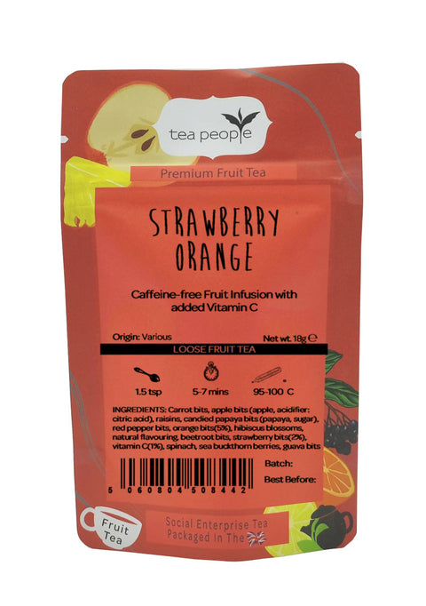 Strawberry Orange - Loose Fruit Tea with Vit C