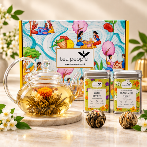 Flowering Tea Hamper - Teapot+10 Tea Balls