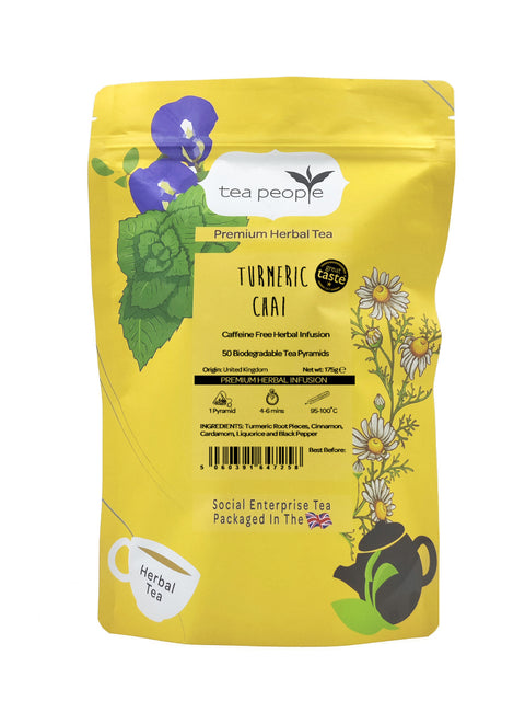Premium quality turmeric chai, pack of 50 pyramids