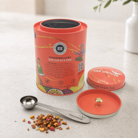 Spice It Up Tea Gift Set – 3 Tin Spiced Fruit Tea Collection