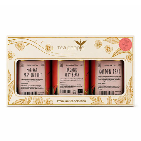 Fruit Fiesta Tea Gift Set – 3 Tin Fruit Tea Collection