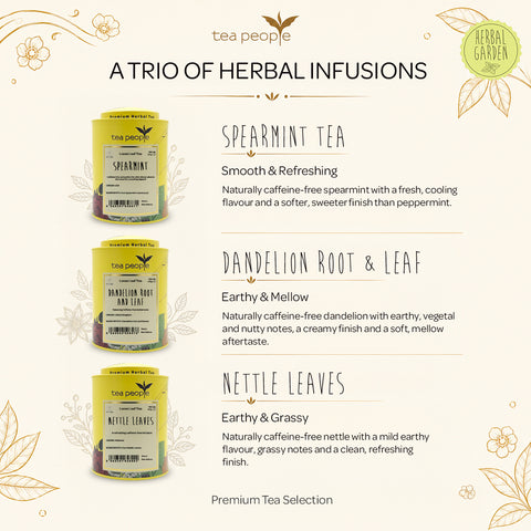 Herbal Garden Tea Gift Set – 3 Tin Herbal Tea Collection