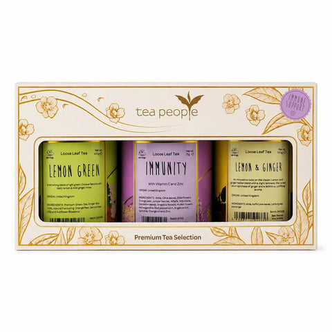 Immune Support Tea Gift Set – 3 Tin Wellness Tea Collection
