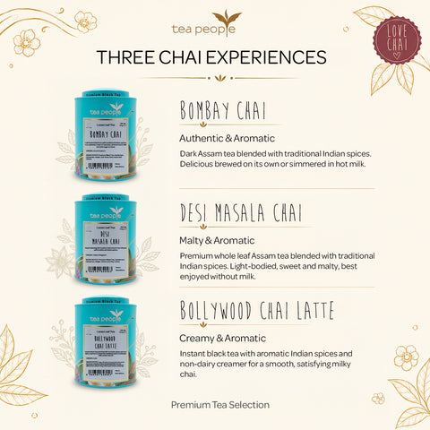 Love Chai Tea Gift Set – 3 Tin Chai Collection