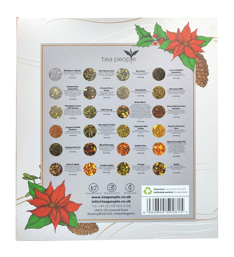 Tea People Advent Calendar - 24 Loose Teas + Infuser