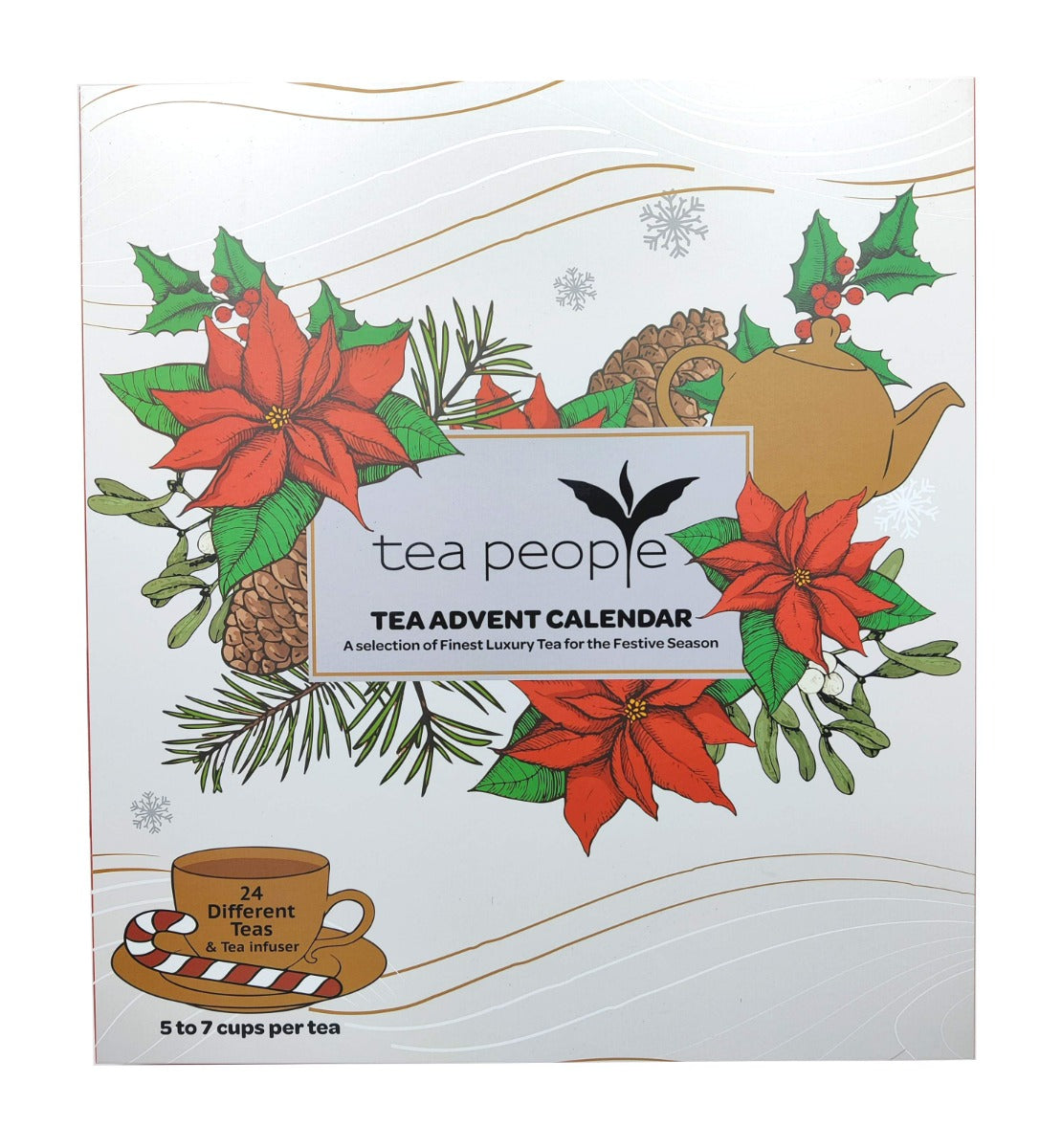 Tea People Advent Calendar - 24 Loose Teas + Infuser
