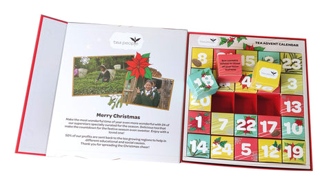 Tea People Advent Calendar - 24 Loose Teas + Infuser