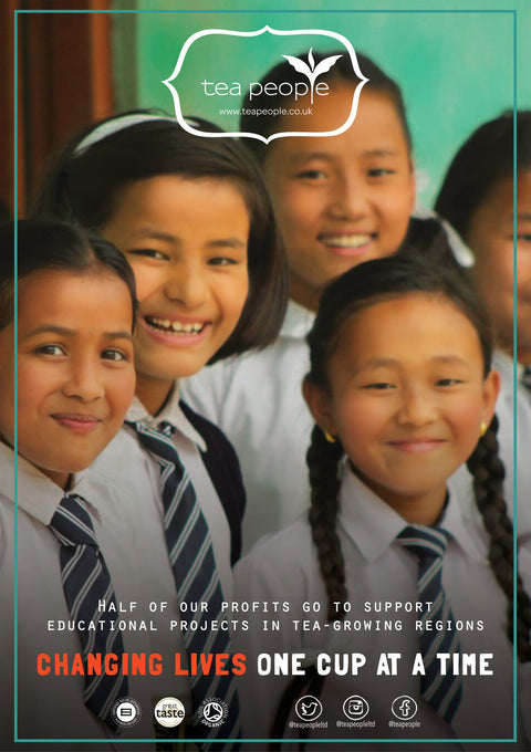 Tea People Changing Lives - A1 Size Glossy Poster