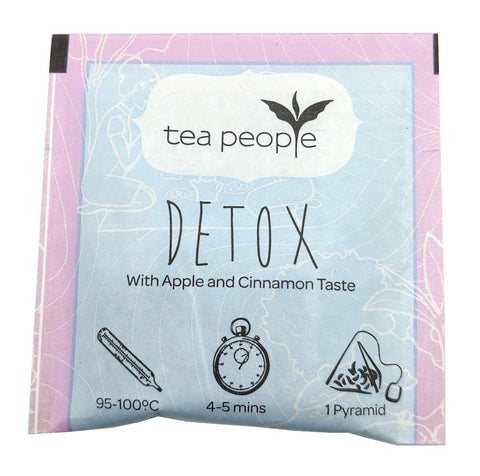 Herbal Detox Tea Envelopes with apple and cinnamon taste