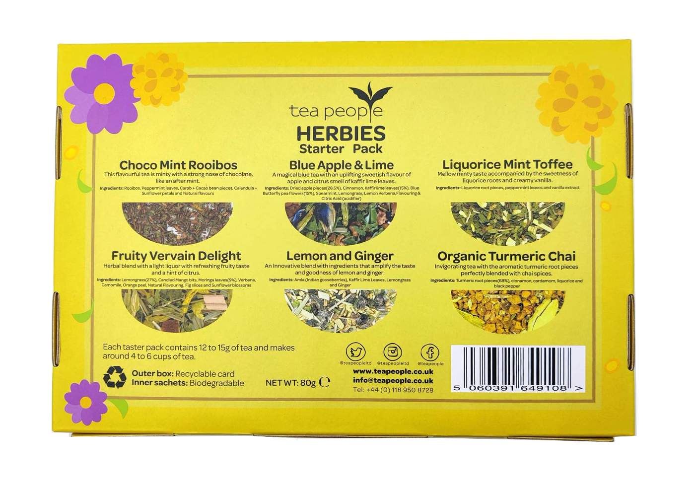Herbies - Starter pack of 6 Herbal teas Loose