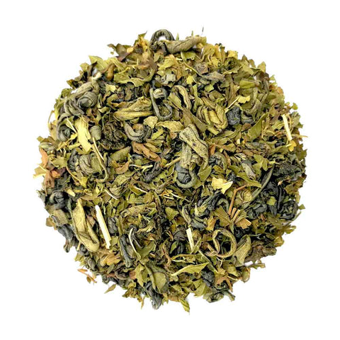 Refreshing Moroccan mint loose green tea