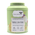 Moroccan Mint Green Tea 20 Pyramid Teabags – Premium blend of Ceylon Gunpowder green tea, Formosa Oolong, peppermint, and spearmint