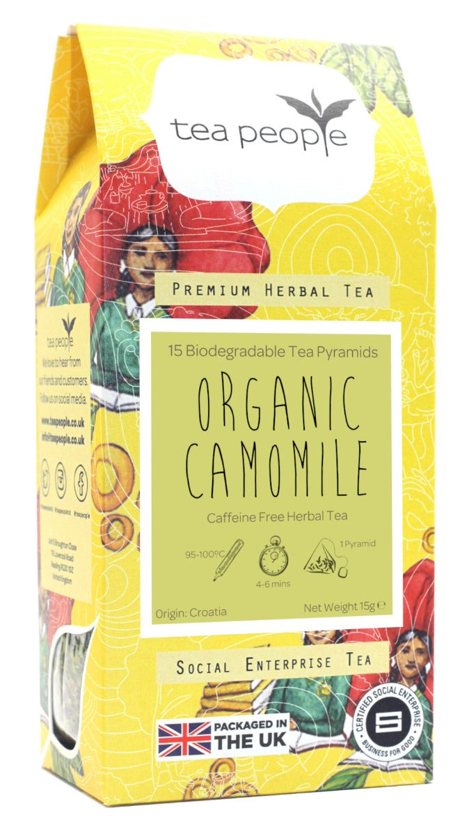 Organic Camomile - Herbal Tea Pyramids