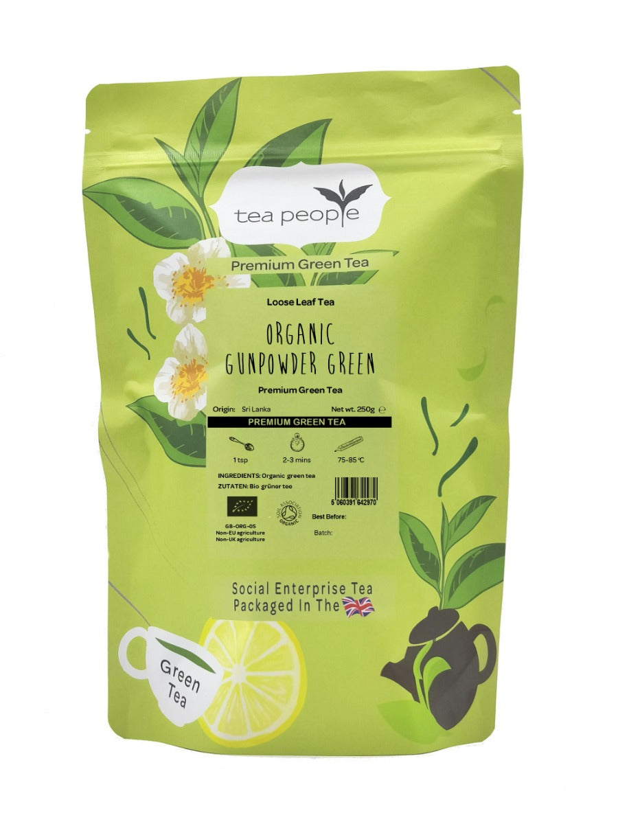 Organic Gunpowder Green - Loose Green Tea
