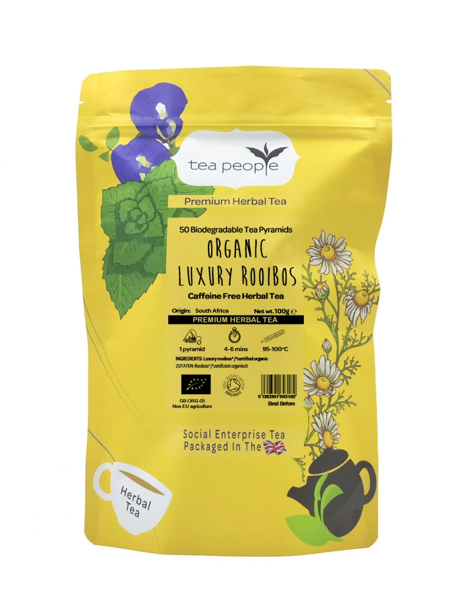 Organic Luxury Rooibos - Herbal Tea Pyramids