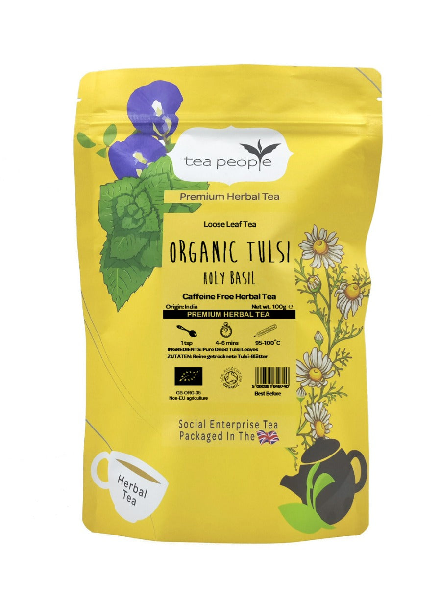 Organic Tulsi Tea Loose Leaf Holy Basil Tea Tea People - Main Image