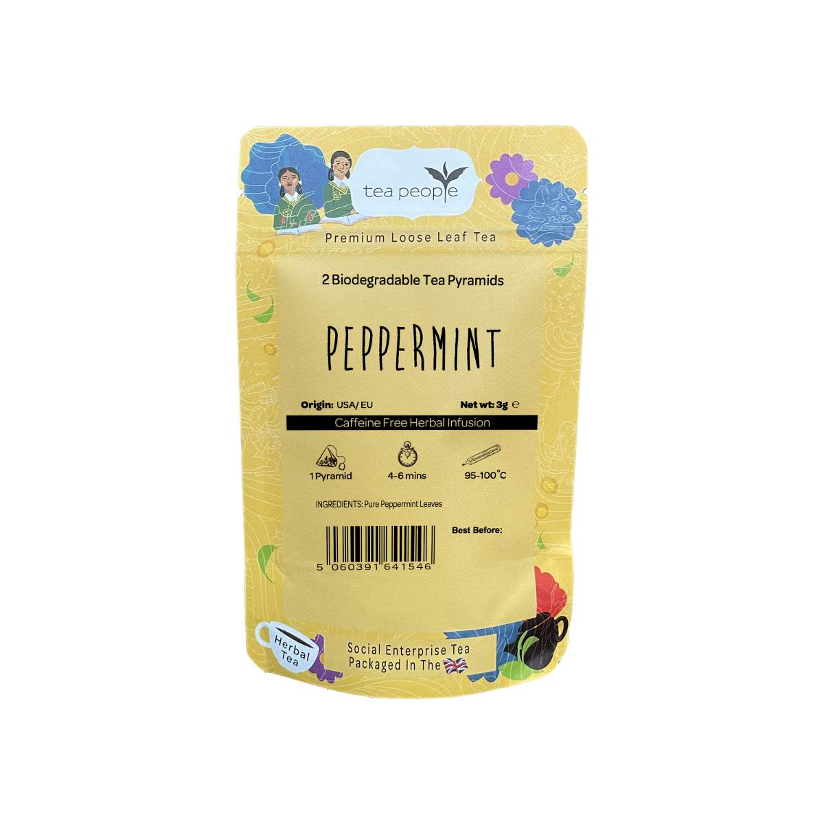 Peppermint Tea - Herbal Tea Pyramids